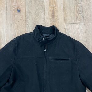 Old Navy Black Zip-Up Jacket Heavy Mens warm large